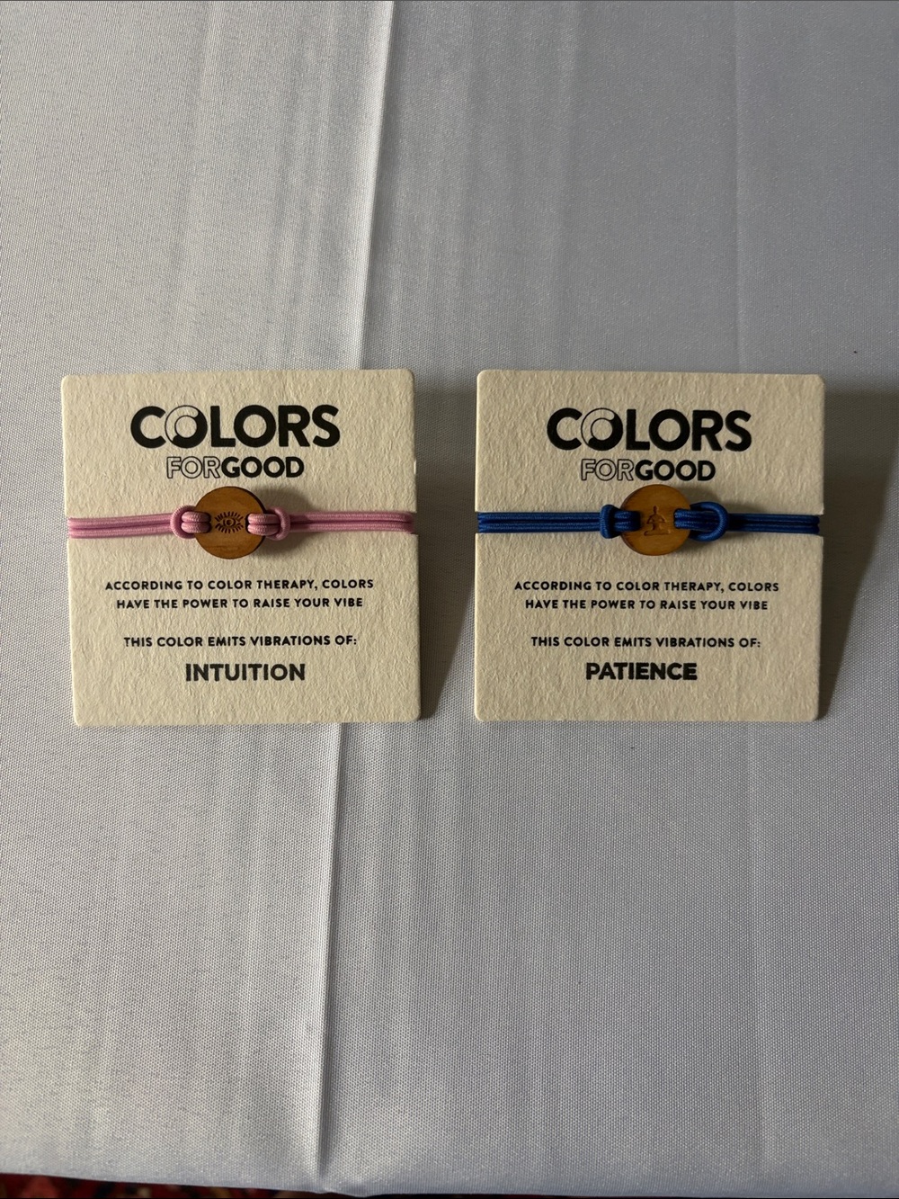 Colors Forgood Bracelets. Set of 2. NET